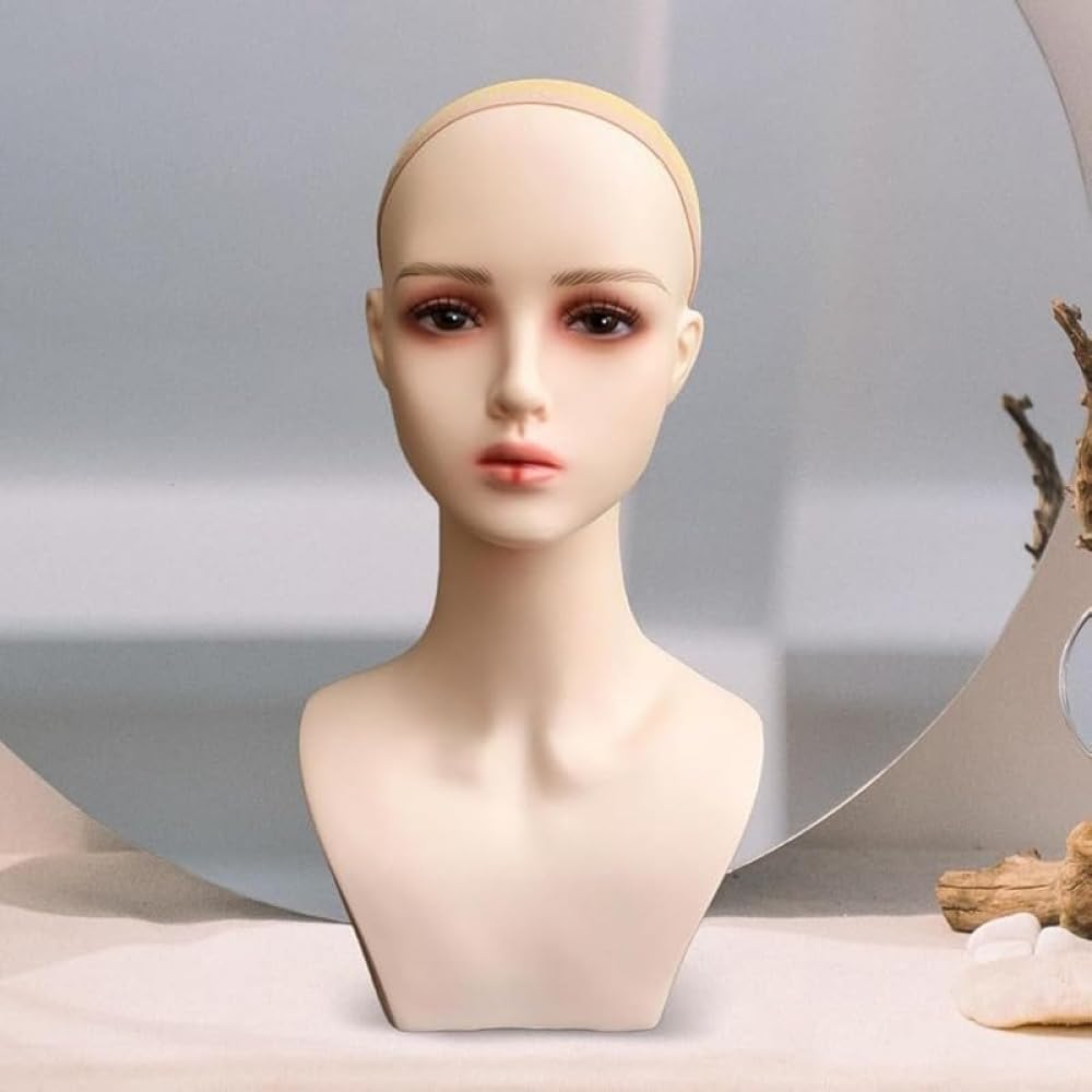 Amazon.co.jp: GEBYUI 女性ウィッグヘッドマネキン ショルダーマネキン